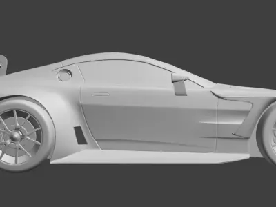 ASTON MARTIN VINTAGE GT3 2023 3D PRINT MODEL 3D print model purchase
