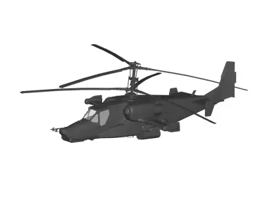 Kamov Ka-50 3D model purchase