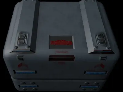 Scifi Crate 3D model purchase