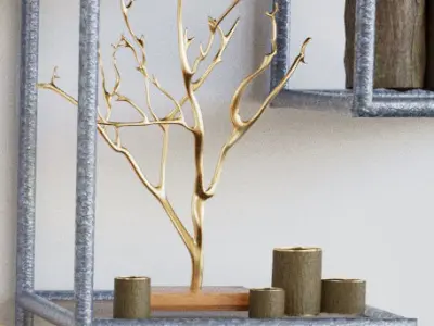Living room Table and Cheir  3D model