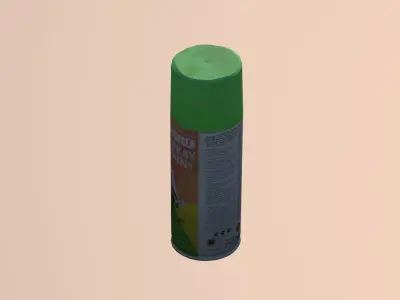 Paint Sprays Low-poly 3D model