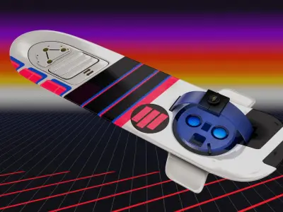 Power Shock Hoverboard  3D model