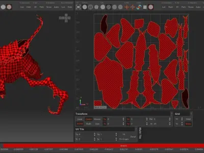 Baby Insect  Low Low-poly 3D model