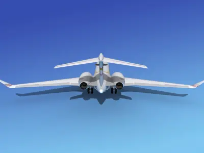 Global Express XRS V11 3D model