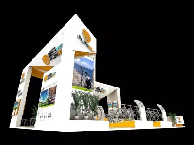 Exhibition - Area - 9X12-3DMAX2009-02 3D model