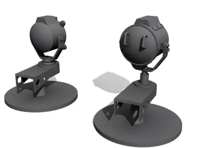 30 cm deck lamp 3D print model