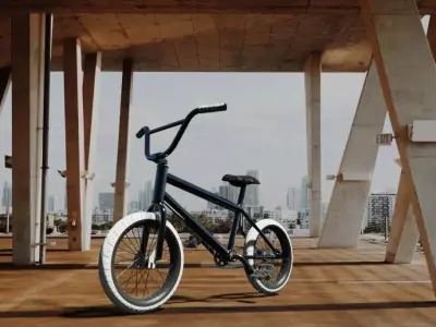 3D BMX Bicycle Model 3D model