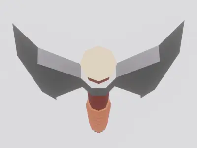 BattleAxe Lowpoly GameReady viking axe Low-poly 3D model