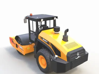  Road Roller 2 3D model