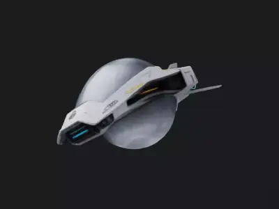 Jet Plane 3D Model 3D model