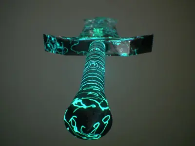 Sword Low poly NAHPHE PAIN Free low-poly 3D model