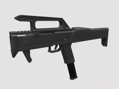 Magpul-FMG-9 gun Low-poly 3D model