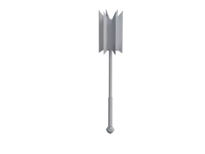 Flanged Mace Free 3D model purchase