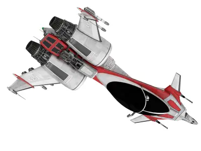 military unmanned aerial vehicle  Low-poly 3D model
