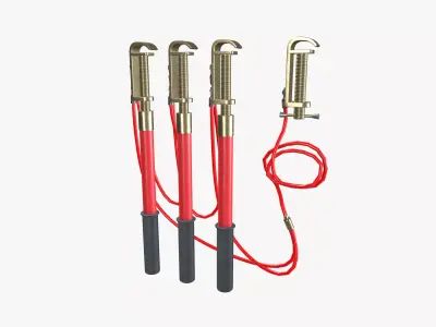 High Voltage Detector Low-poly 3D model