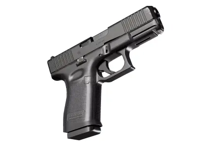 Glock 19 gen 5 Game ready Low-poly 3D model