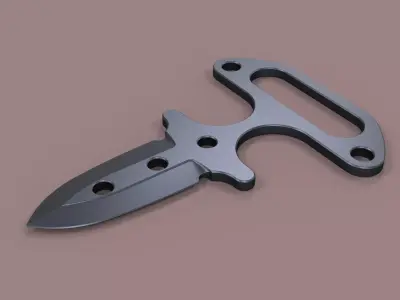 Push dagger 3D model