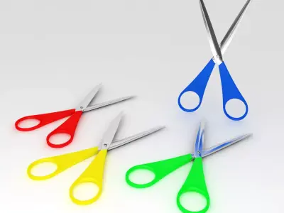 Scissor 3d model pair of scissors 3D model