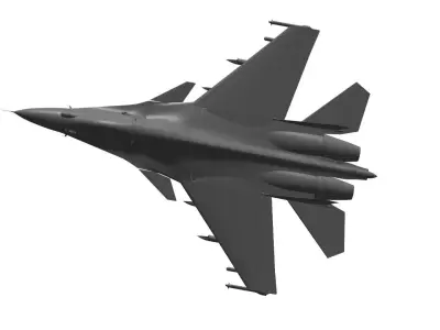 sukhoi 30mki 3D model purchase