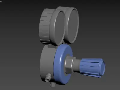 Pressure valve 3D model