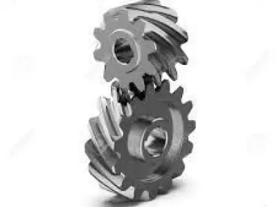 Helical bevel gear 3D model