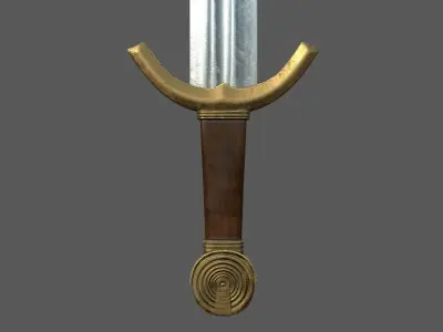 Gondor Sword - The Lord of the Rings Low-poly 3D model