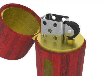 Lighter Low-poly 3D model