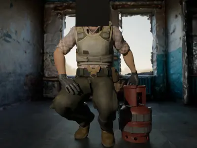 Propane Handmade Bomb 3D model