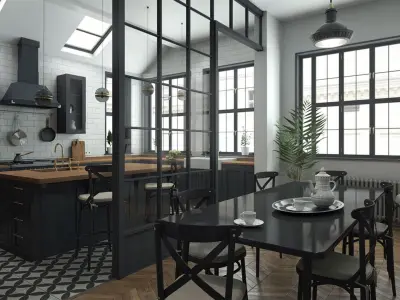 Kitchen 3D model 18