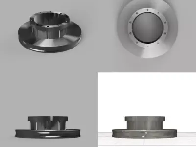 Break rotor disk model 1 Free 3D model