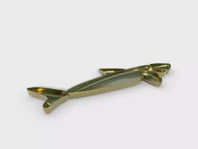 Decorative fish 3D model purchase