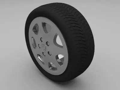 Porsche Wheel 3D model from CGTrader