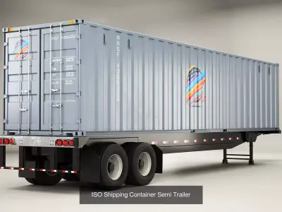 Terminal Tractor and Trailers  3D Model Pack