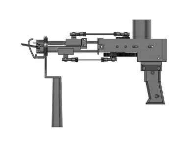 Tufting gun  3D model