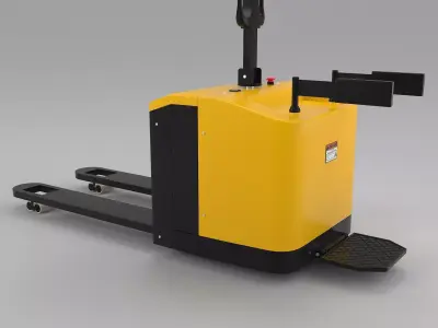 Pallet truck electric 1 3D model