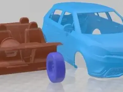 MG 3 2014 Printable Car  3D print model