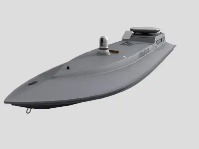 USV marine drone MAGURA V5 V7 SEA BABY-II 3D model