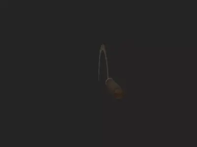 Knife 3D Model 005 Low-poly 3D model