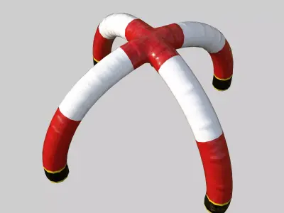 Commercial Banner Free low-poly 3D model