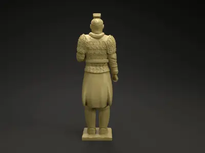 Chinese Terracotta warrior figurine intended for 3D printing 3D print model