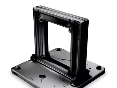 SciFi Metal Frame Display Stand Low-poly 3D model