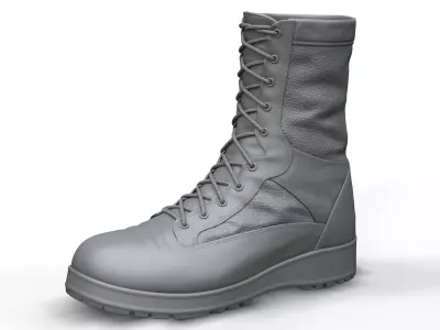 Army Boots - High Poly 3D model