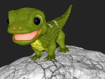 3D Character dinosaur 3D model