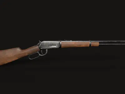 Winchester Model 1894 Low-poly 3D model