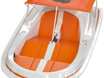 E-Motion electric pleasure boat 3D model