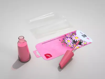 Card 05 Nail Polish 3D model