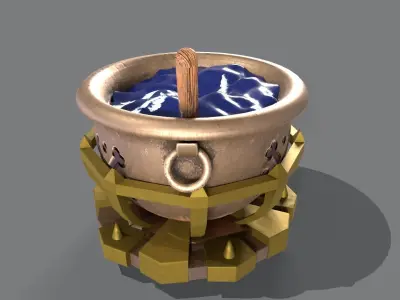 Spell factory 3D model