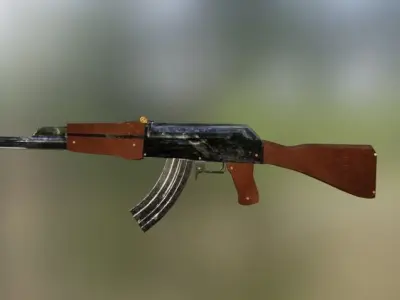 Weapons Pack Low-poly 3D model buy