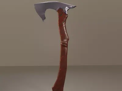 Axe Game Ready  Low-poly 3D model