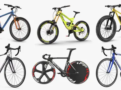 Bicycles Collection 4 3D model